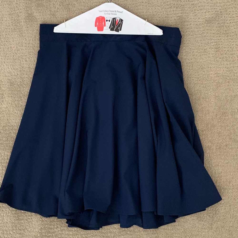Navy blue skirt